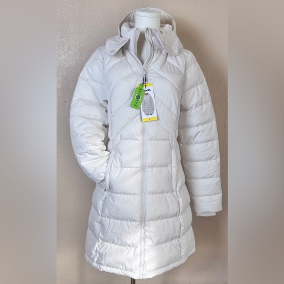 Bench Urbanwear Repreve Woman’s Long Puffer Coat – Ivory/Cream – XS – NWT - Picture 6 of 13